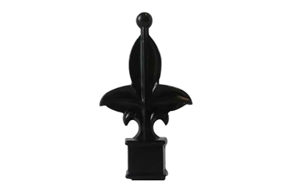 Black Metal Gjerde Dekorative Tilbehør Finials Spears Gate Post Finials Topper